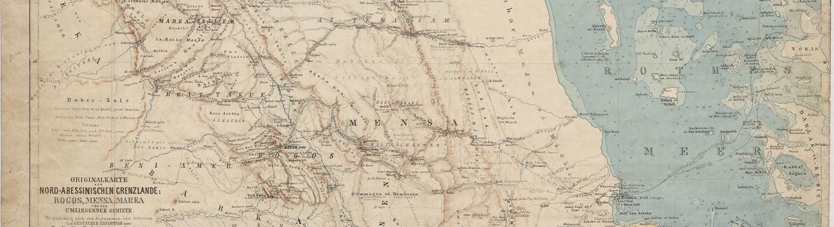 Kartographien Afrikas und Asiens (1800-1945)